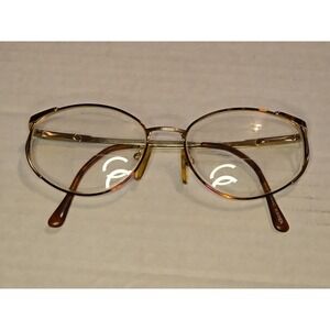 Vintage Oleg Cassini 1022 Tortoise Eyeglass Frames 54-17-137 Made in Italy